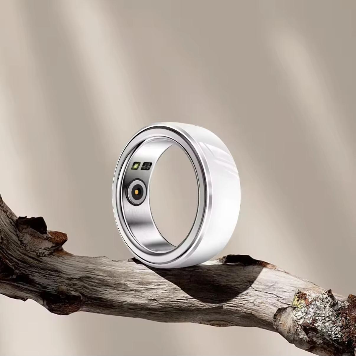 💍🌊 2025 Smart Ring – 5ATM Wasserdicht ❤️ EKG & Schlafanalyse | Fitness-Tracker 🏃 | 30 Tage Akku ⚡ | Edelstahl ✨