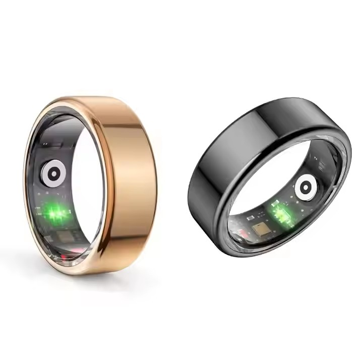 💍🌊 2025 Smart Ring – 5ATM Wasserdicht ❤️ EKG & Schlafanalyse | Fitness-Tracker 🏃 | 30 Tage Akku ⚡ | Edelstahl ✨